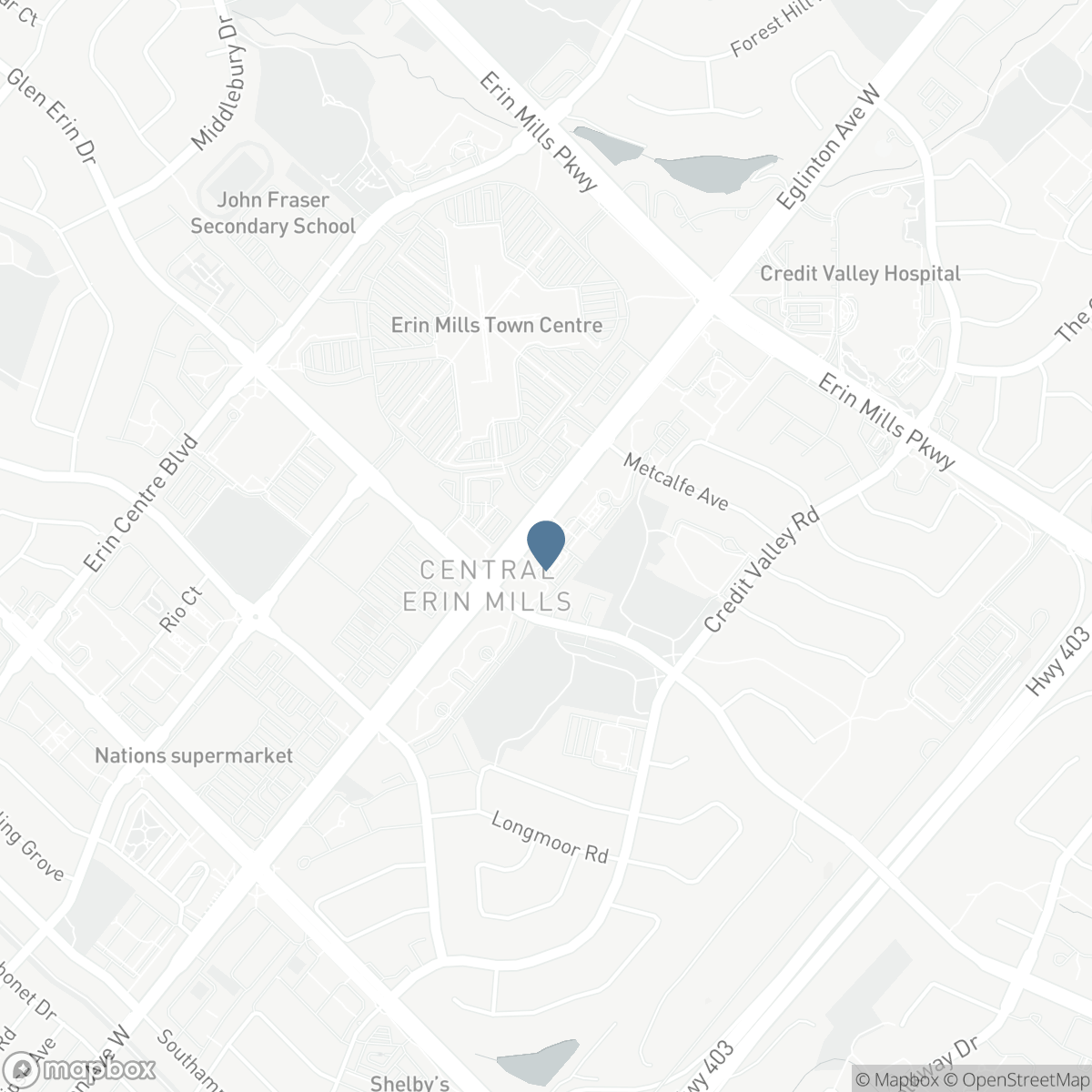 1009 - 4655 GLEN ERIN DRIVE E, Mississauga, Ontario L5M 0Z1